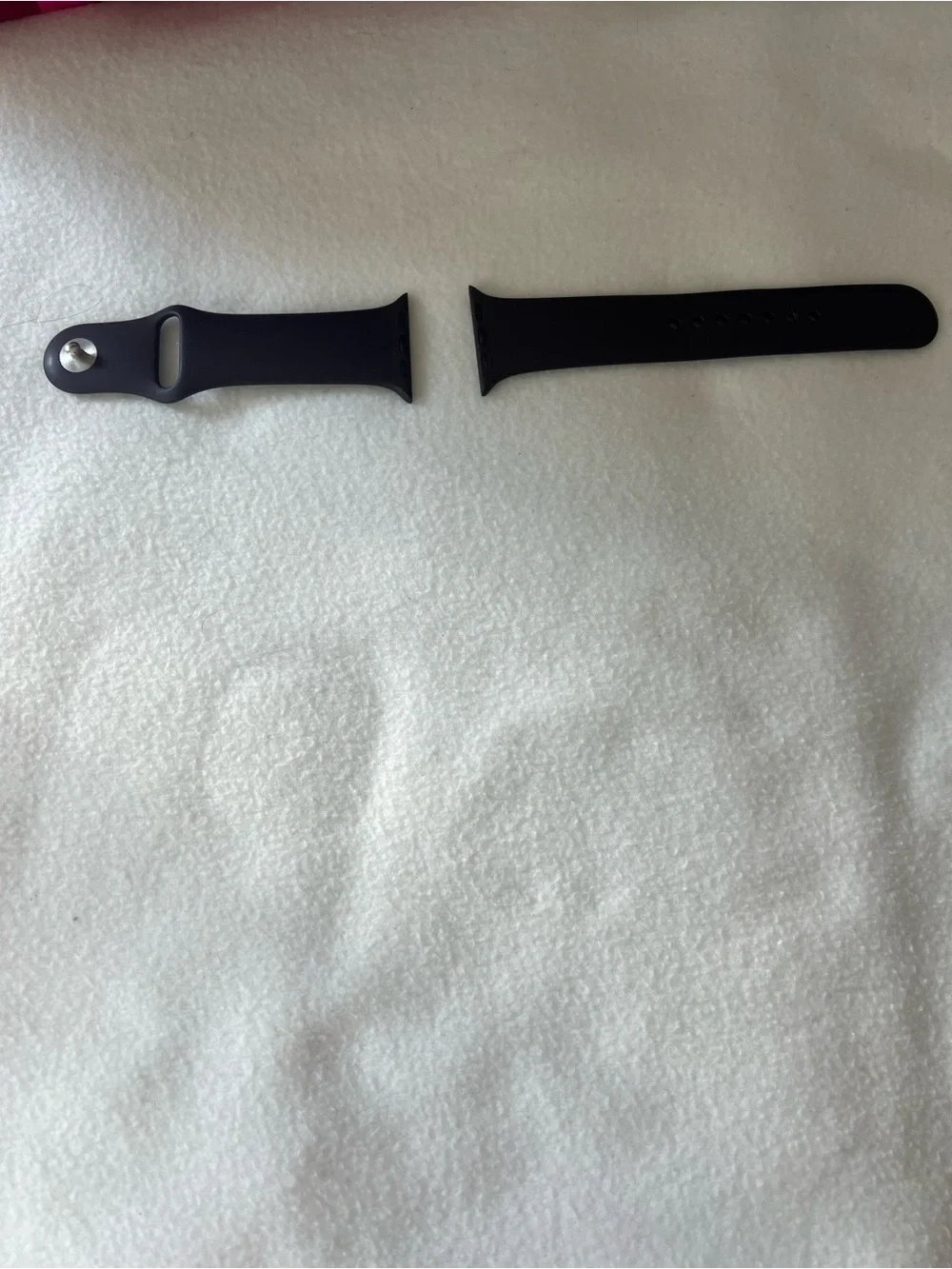 Apple Dark Purple Silicone Sport Band with Silver Hardware
